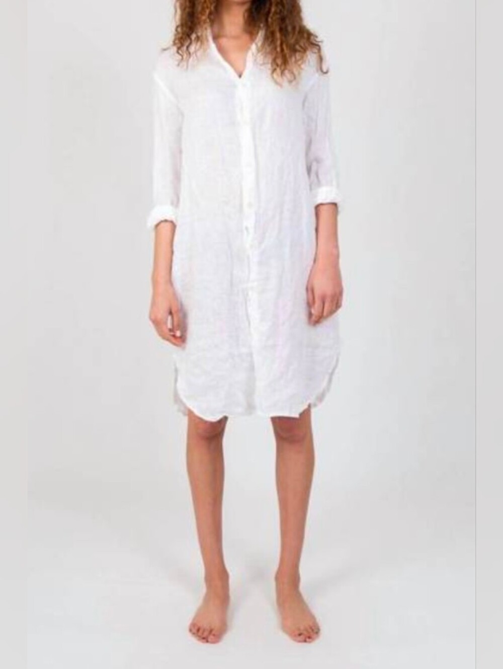 CP SHADES Harper dress in white